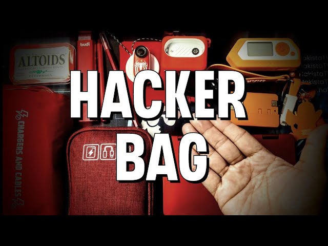 You should check what's in my Hacker Bag? Hacker EDC Bag // See Red 🔴