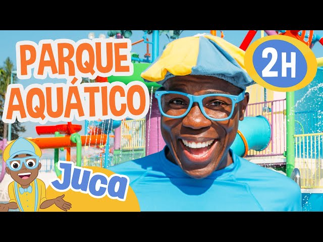 Juca Curte um Dia no Parque Aquático! | MARATONA DO JUCA! | Moonbug Kids em Português