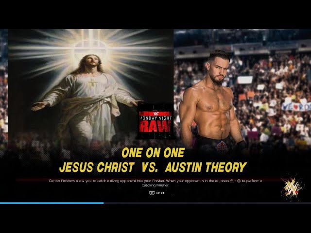 WWE 2K24 jesus vs austin theory