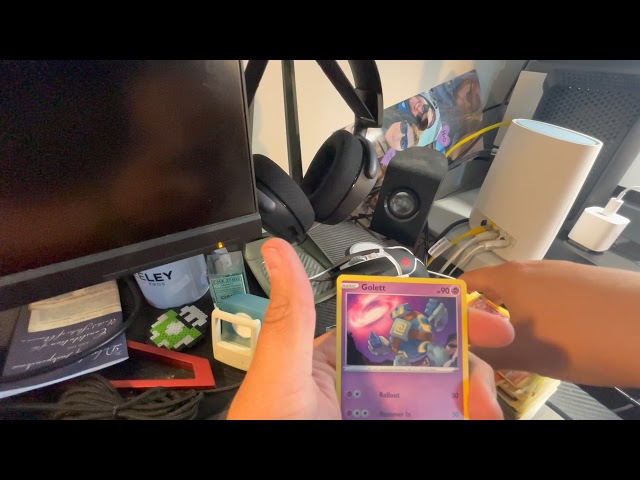 (Asmr) opening packs of Pokémon cards