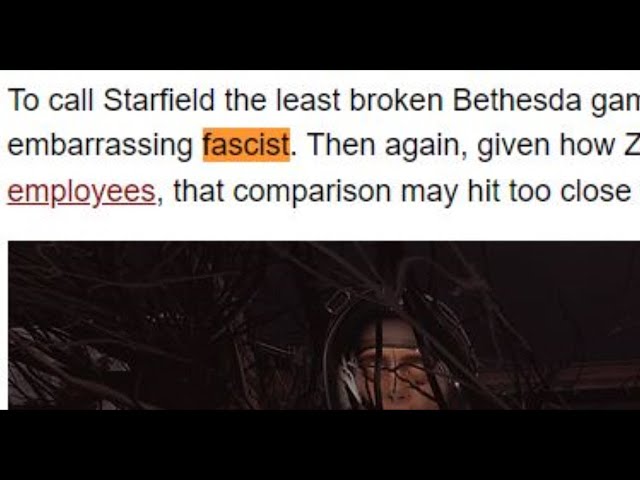 Jim Sterling's Starfield review is so disingenuous