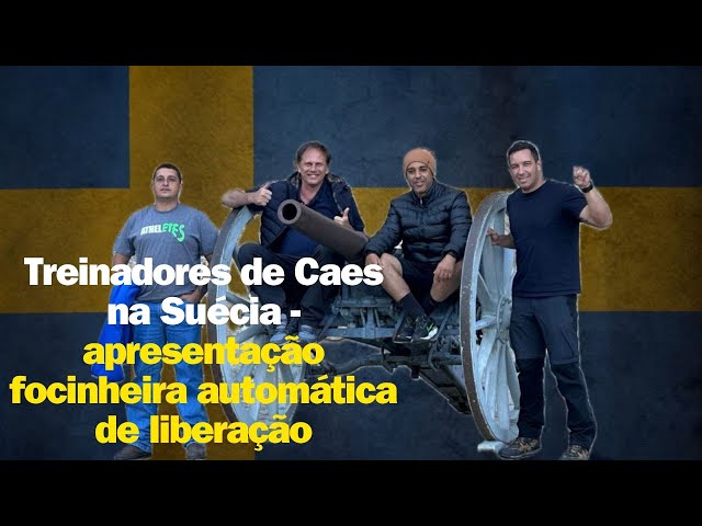 Treinadores de Caes na Suécia - apresentação focinheira automática de liberação| Glauco Lima