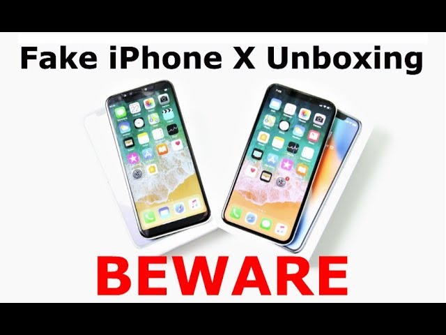 FAKE iPhone X Unboxing (BEWARE of Clones!)