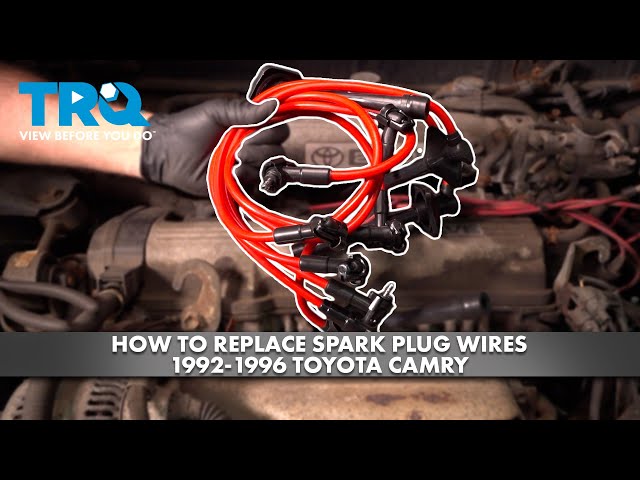 How to Replace Spark Plugs Wires 1992-1996 Toyota Camry