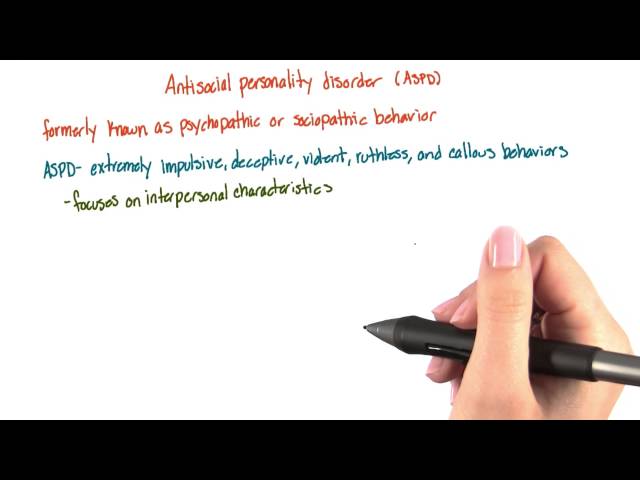 Antisocial personality disorder - Intro to Psychology