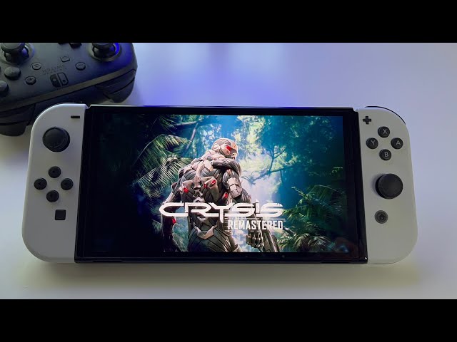 Crysis Remastered - REVIEW | Switch OLED handheld gameplay