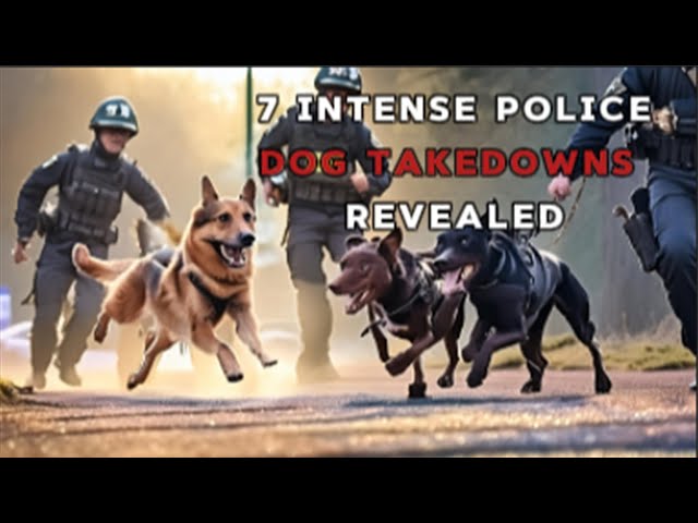 Police K9s: The Force Multiplier (K9 Takedowns)