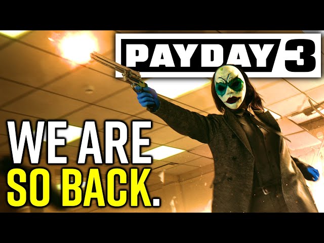 Payday 3 Update 8 is FANTASTIC.