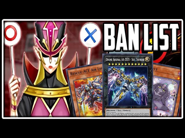New Ban List for Master Duel! ZEUS, BONFIRE, Rescue-ACE, Purrely, and More!