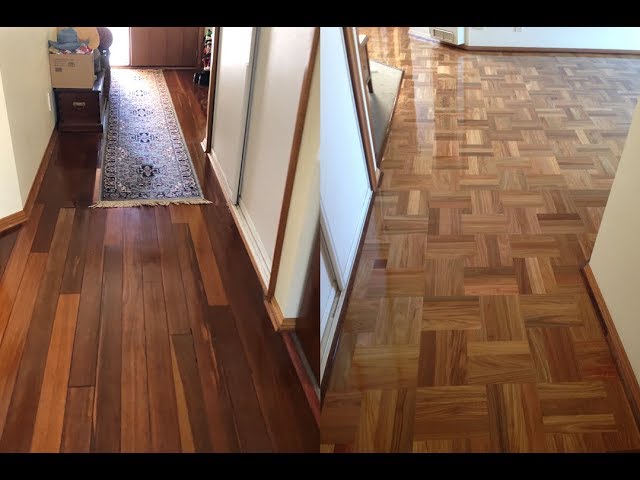 Gorgeous Spotted Gum Haddon Hall Parquetry Install - Creative Flooring Solutions Geelong