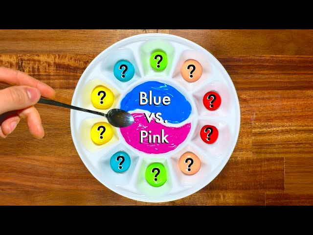 Blue vs. Pink: Color Mixing Recipes!