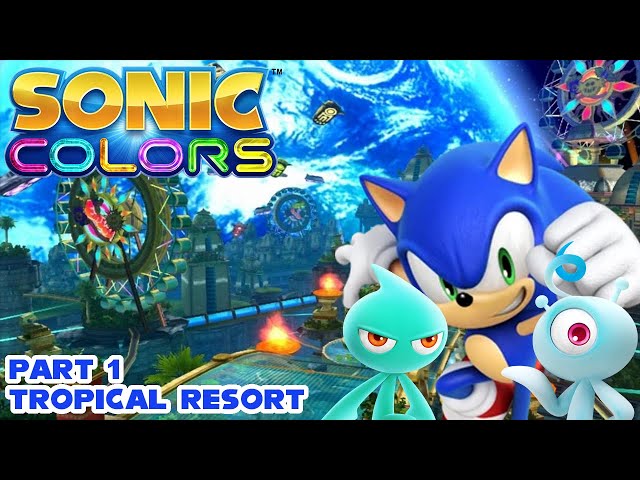 Sonic Colors (Wii) Walkthrough - Part 1 - Tropical Resort