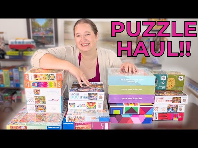 New Puzzles That Have Come Into My Collection // Jigsaw Puzzle Haul!!