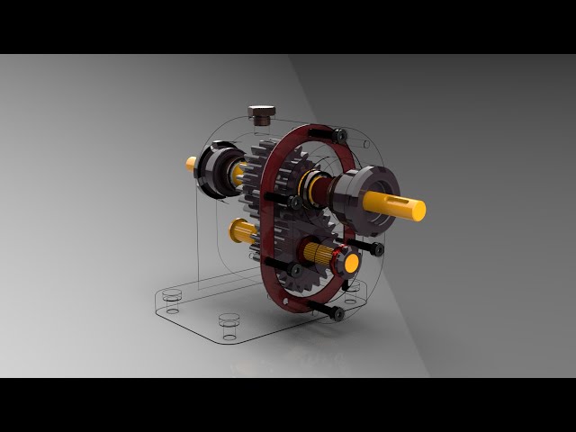 Solidworks Tutorial #  210 How to Design a Gear Box in Solidworks by SW Easy Design