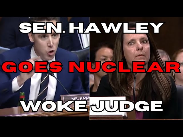 Sen. Hawley GOES NUCLEAR on Woke Judge!!