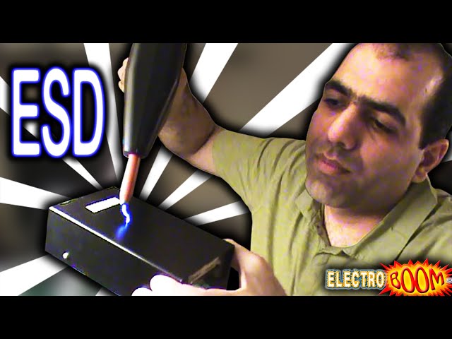 Don't worry, it's just ESD! (Electrostatic Discharge)