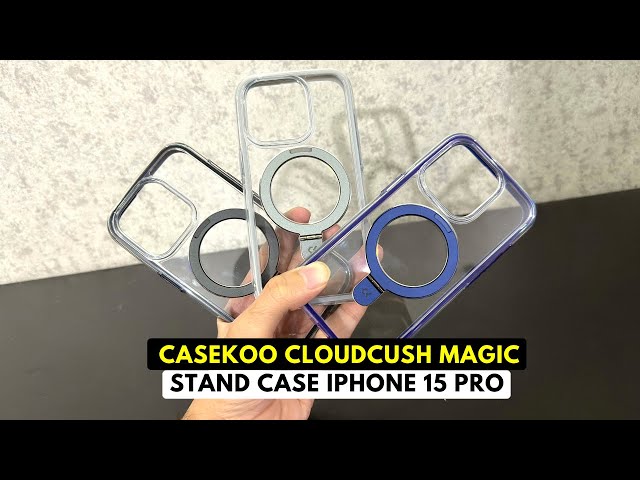 CASEKOO CloudCush Magic Stand Case For iPhone 15 Pro!🔥🔥✅ iPhone 15 Pro Case Review🔥