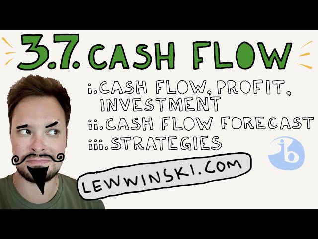 3.7 CASH FLOW / IB BUSINESS MANAGEMENT / cash flow forecast, profit, investment, strategies, cash
