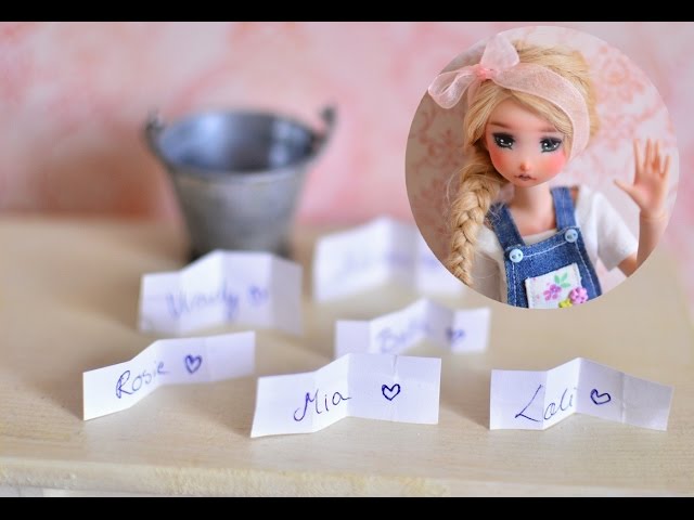 Choosing my new name (stop motion video)