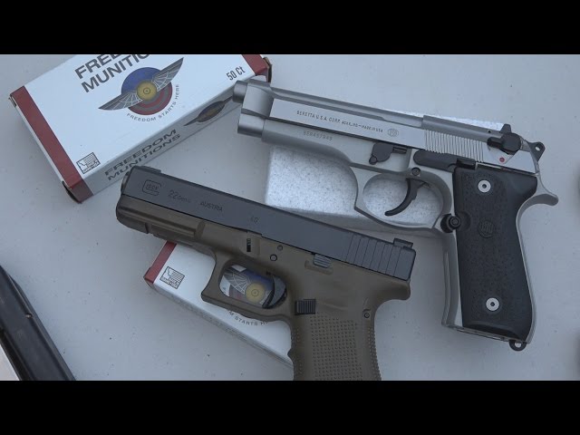 Beretta 96 vs Glock 22 Gen 4