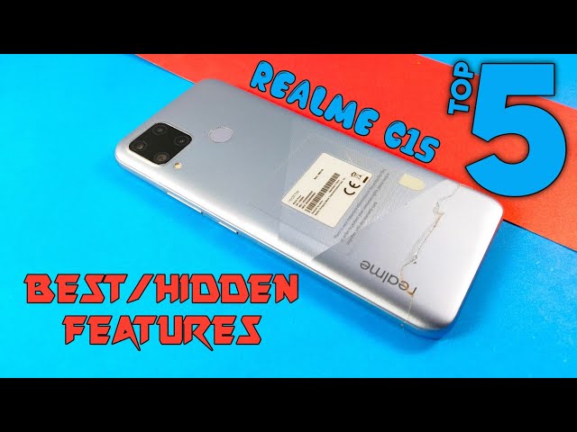 Realme C15 Top 5 Best/Hidden Features | Tips & Tricks Realme C15