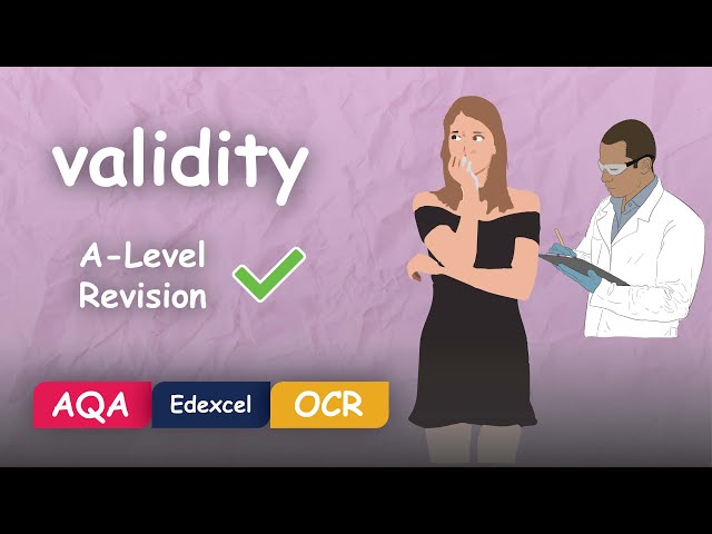 Validity (Methodological Issues in Psychology Explained) #Alevel #Revision