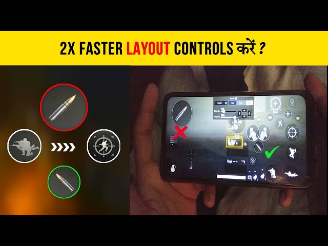 Best Layout 2x Faster Control 💥 Best Controls Settings for Pubg Mobile Lite - BGMI Lite