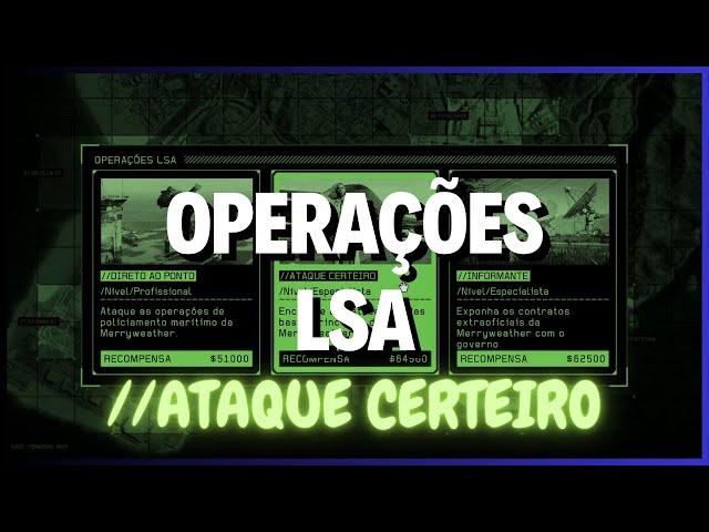 GTA V Online | Operação LSA | Ataque Certeiro | TechMax (PC)