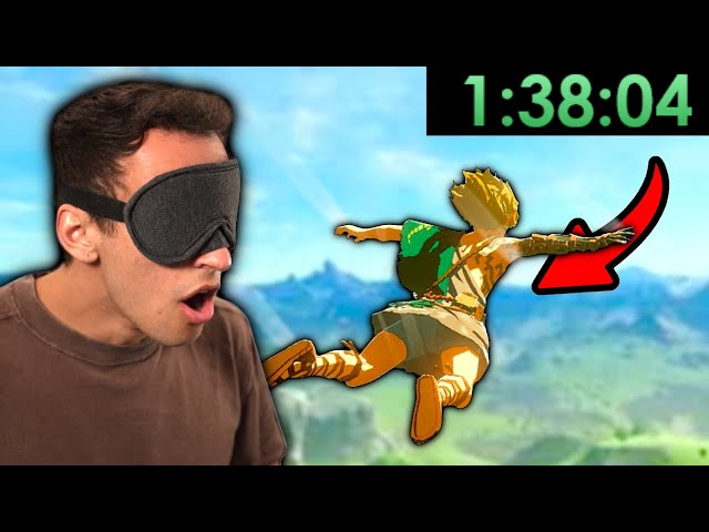 I Got a New Record Speedrunning Zelda Blind