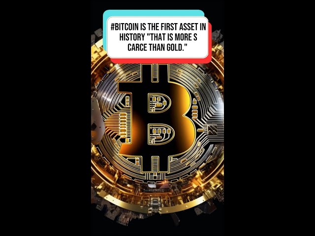 Bitcoin is the first asset History rarer than Gold