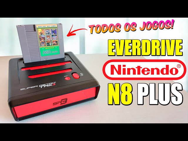 Análise do EVERDRIVE N8 PLUS de Nintendinho (NES 8 Bits)