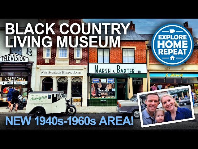 New 40s, 50s, 60s Street | Black Country Living Museum | Full Tour & Review