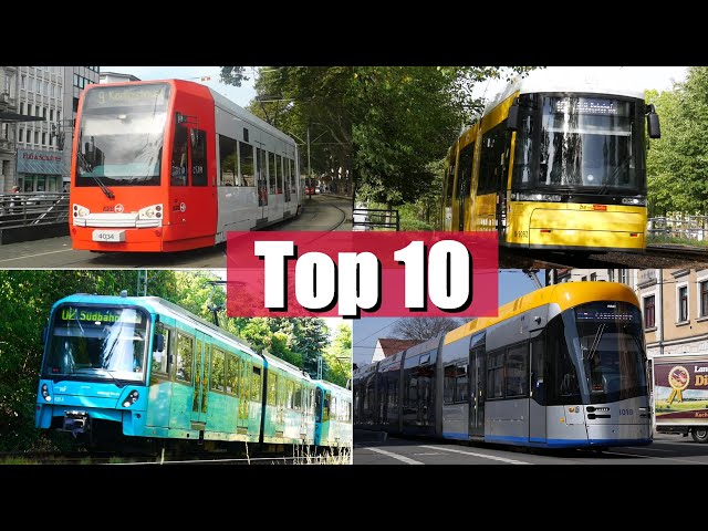 [Top 10] Die größten Straßenbahnnetze Deutschlands (2021) | mit Br111Fan