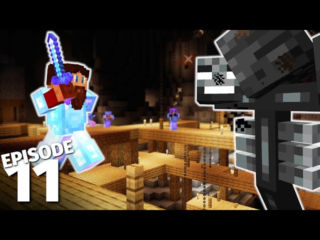 WE SPAWNED A WITHER UNDER MY BASE!! | Crossroads Minecraft 1.18 SMP