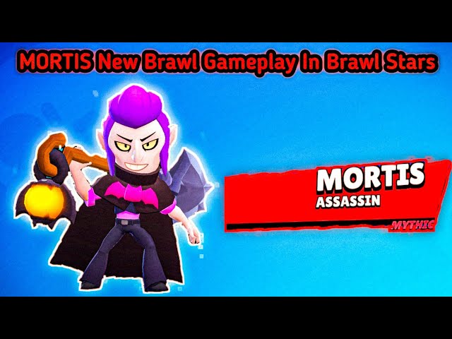 MORTIS New Brawl Gameplay In Brawl Stars ⭐