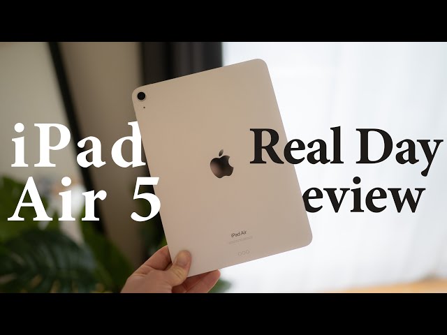 iPad Air 5 - Real Day in The Life Review (Battery & Performance)