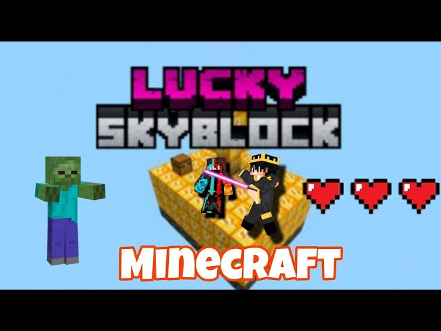 Minecraft lucky skyblock challenge with ft @RoyalGamer_3336