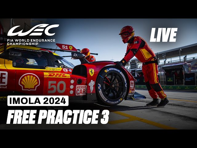 LIVE Free Practice 3 (English) I 2024 6 Hours of Imola I FIA WEC