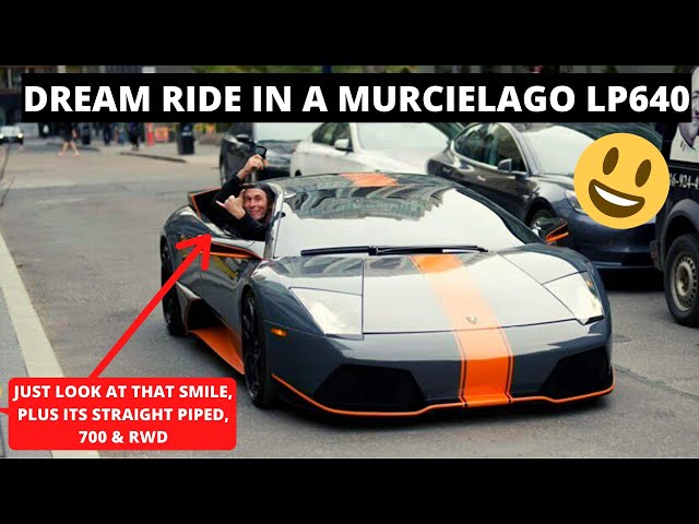 RIDING IN A STRAIGHT PIPED MURCIELAGO LP640 & IT'S 700 HP RWD CONVERTED, ALSO A SHELBY GT350-R !!!