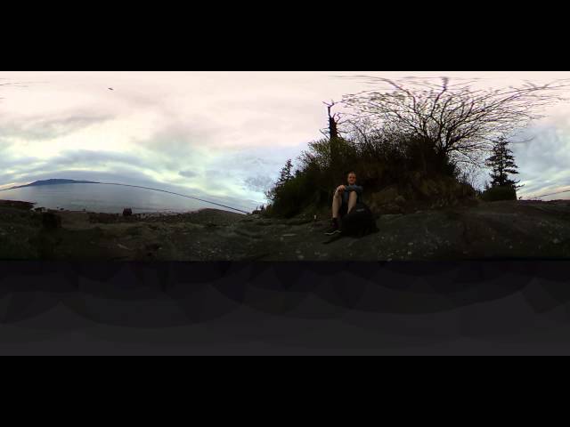360 Fly: Timelapse Sunset out on Chuckanut Drive