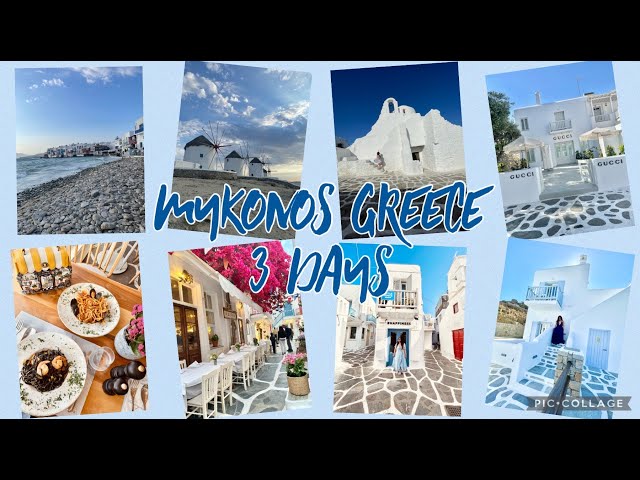 Mykonos Greece  3 days on a budget