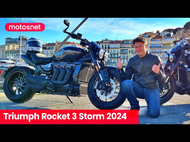 🚀 Triumph Rocket 3 Storm 2024 / La más potente de la historia / Review 4K / Presentación / motos.net