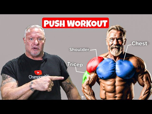THE PERFECT PUSH WORKOUT for Over 50 (Chest, Shoulders, Triceps)