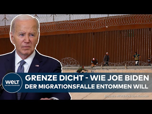 US-GRENZE: Biden will illegale Migranten sofort abgeschoben! - Präsident härter als Trump?