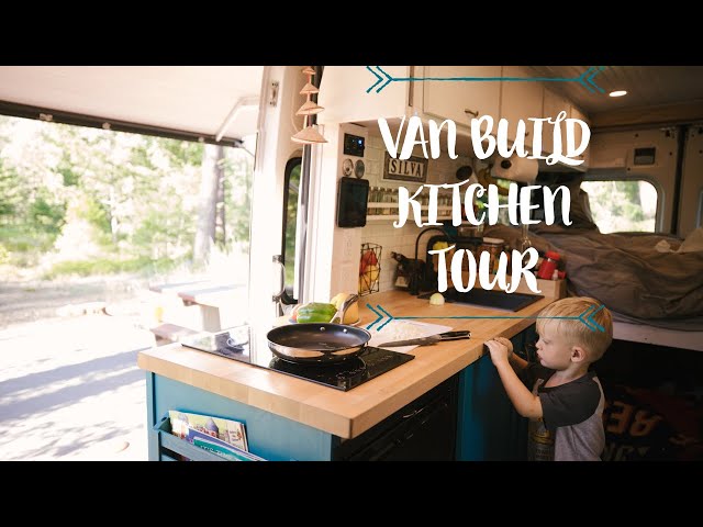 VAN LIFE | Van Build Kitchen Tour | Tips and Ideas For Van Life Cooking