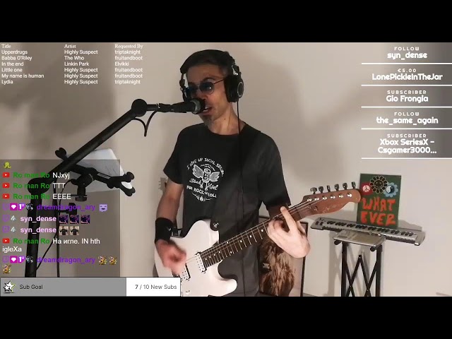 +LIVE performance grunge / punk / metal / rock/ !sr in chat to request+
