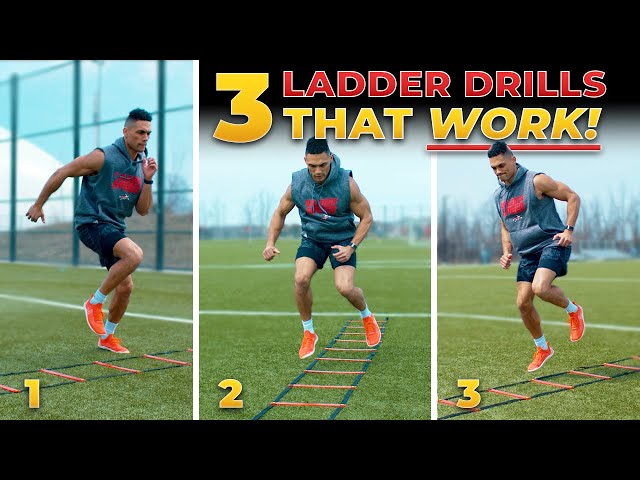 SPEED & AGILITY Deceleration Ladder Drills | Improves Footwork, Balance, Stability & More