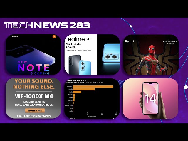 Redmi Note 11S 🇮🇳, Realme 9i 🇮🇳, OnePlus 9RT Price, iPhone 14 Pro 2 Holes, Sony WF-1000XM4-#DIN283