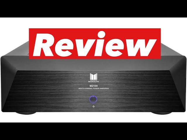 Monolith m2100 2 channel amp My thoughts in a short review.