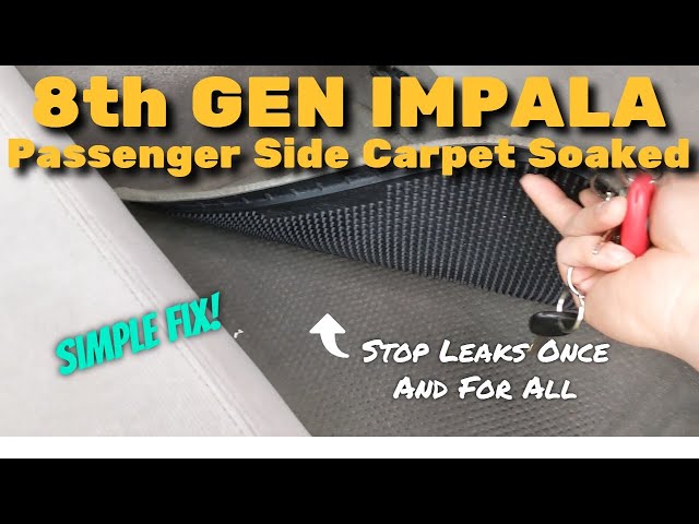 2000-2005 Impala (8th Gen) Passenger Side Carpet Soaked **WET FLOOR FIX** 2nd Gen W-Body